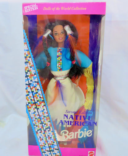 Special Edition Barbie 1993 Dolls of the World - Second Edition Native American Barbie Doll