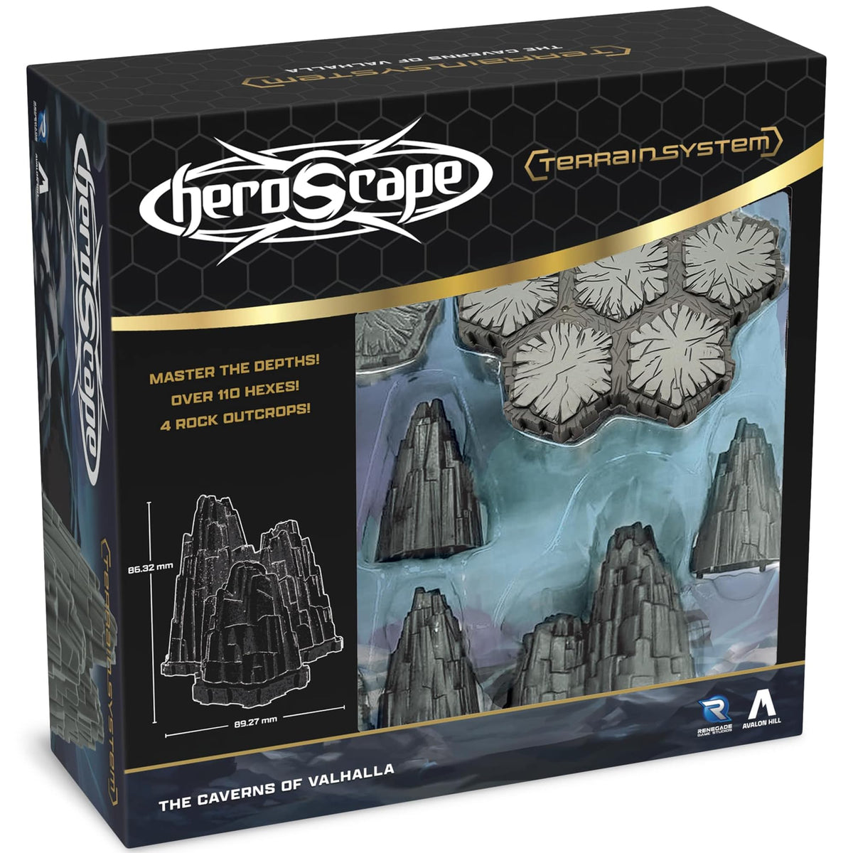 Renegade Game Studios Heroscape Caverns of Valhalla Terrain Expansion