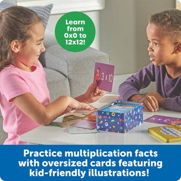 Learning Resources Jumbo Visual Multiplication Cards