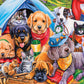 MasterPieces 300 Piece EZ Grip Jigsaw Puzzle - Camping Buddies - 18"x24"