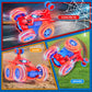 Innofans Remote Control Car for Boys, 360° Rotating 4WD Stunt Spider RC Cars with Cool LED Lights, Rechargeable Car Toys Birthday Gifts for Kids Boys