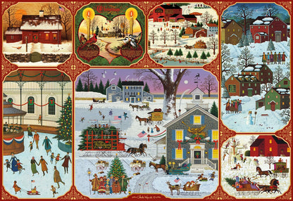 Buffalo Games - Charles Wysocki Winter Collage - 2000 Piece Jigsaw Puzzle