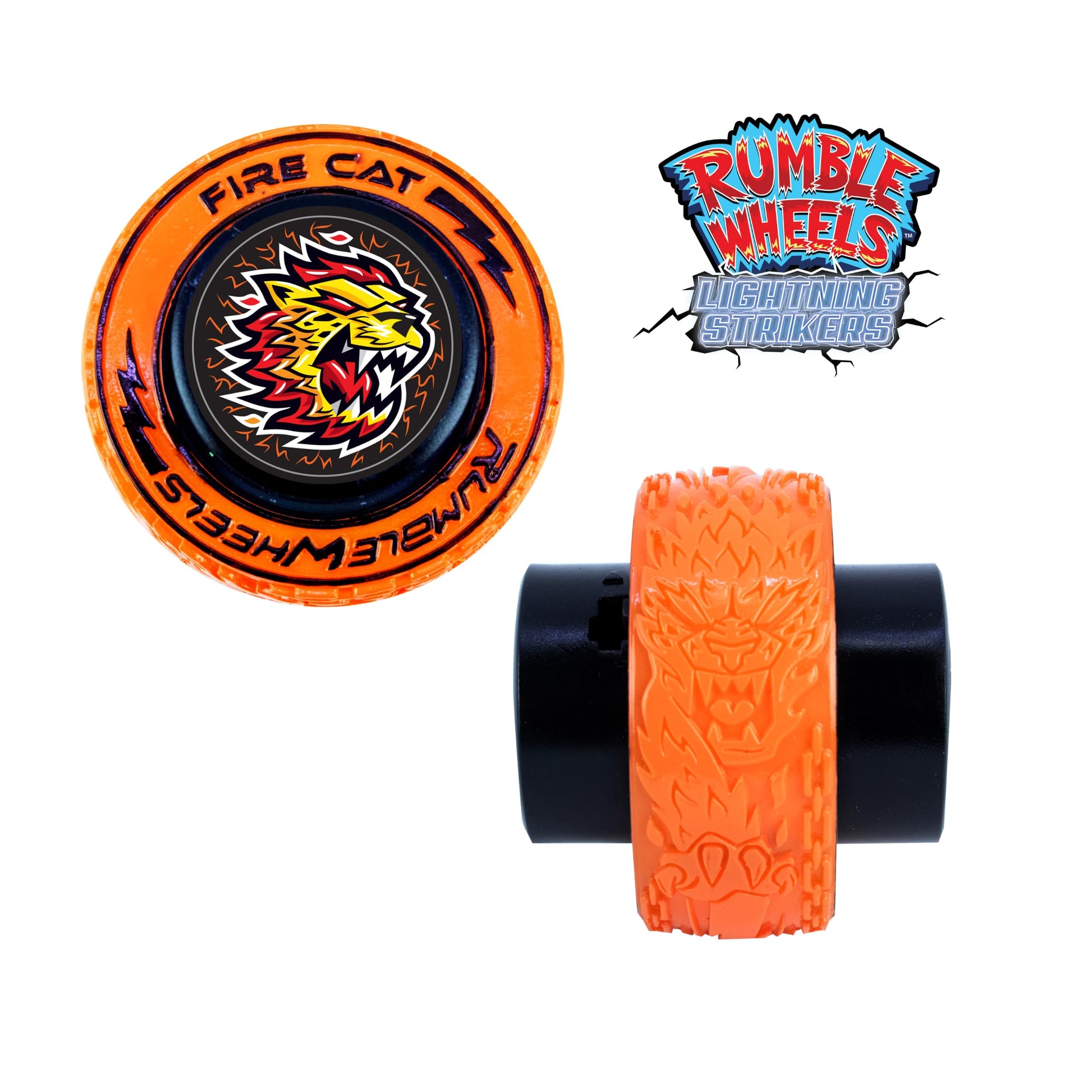 Cepia LLC Rumble Wheels Rip Cord Racing Combo 4-Pack - Battle Launch Power with Light-Up Spinning Wheels, Pull String Ripcord Racers, High-Speed Boys
