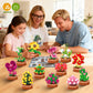12 Pack Flowers Succulent Party Favors for Kids Building Set, 1001 Pcs Botanical Bonsai DIY Creative Mini Building Blocks for Kids, Artistic Floral