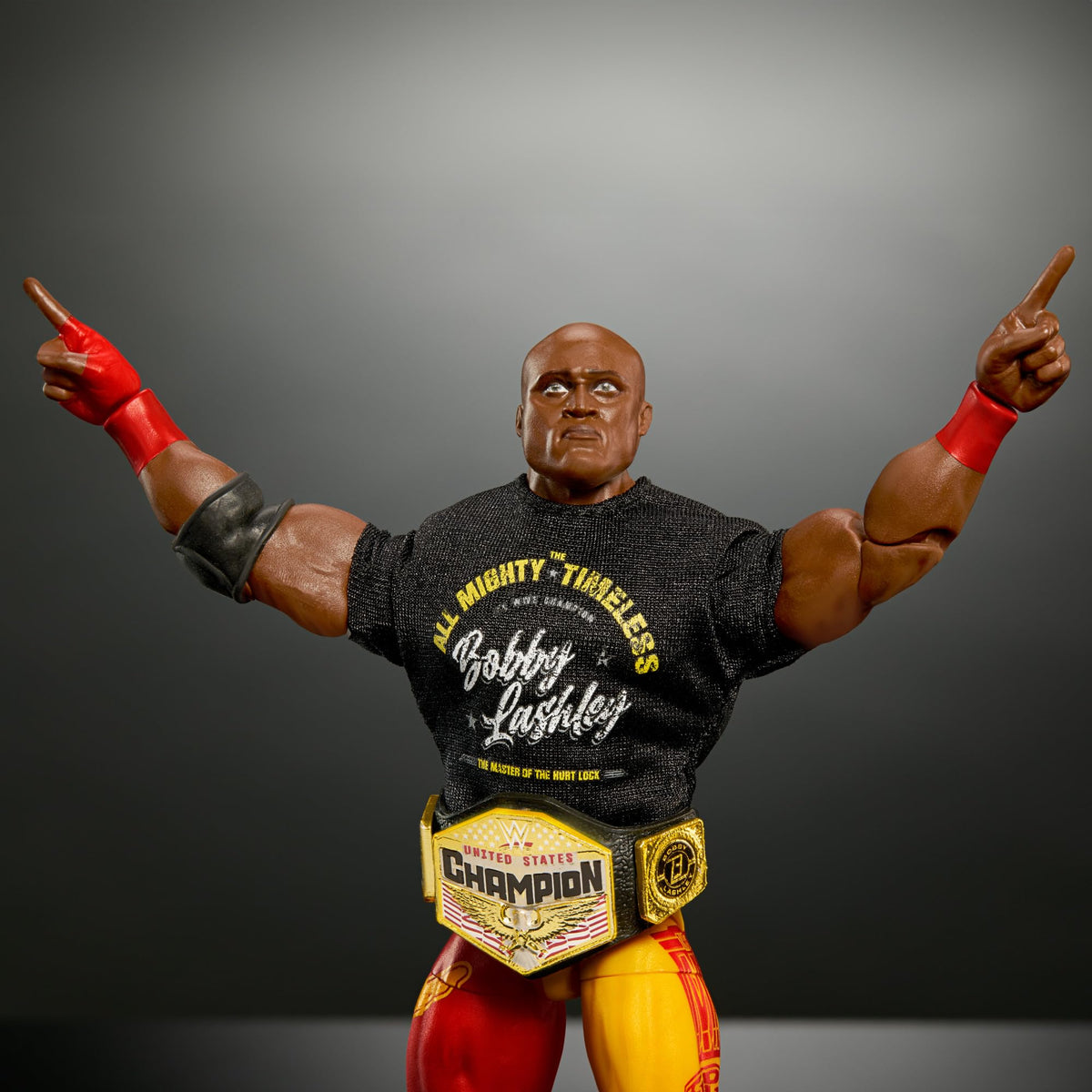 Mattel WWE Ultimate Edition Action Figure & Accessories, 6-inch Bobby Lashley Collectible Set, Swappable Heads & Hands, Entrance Gear & 30
