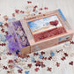 Ingooood Jigsaw Puzzles 1000 Pieces- Tranquil Series Maple Leaves Heart- for Adult