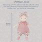 MON AMI My First Doll Poppy, 15-Inch Soft Cuddly Plush Gift for Babies
