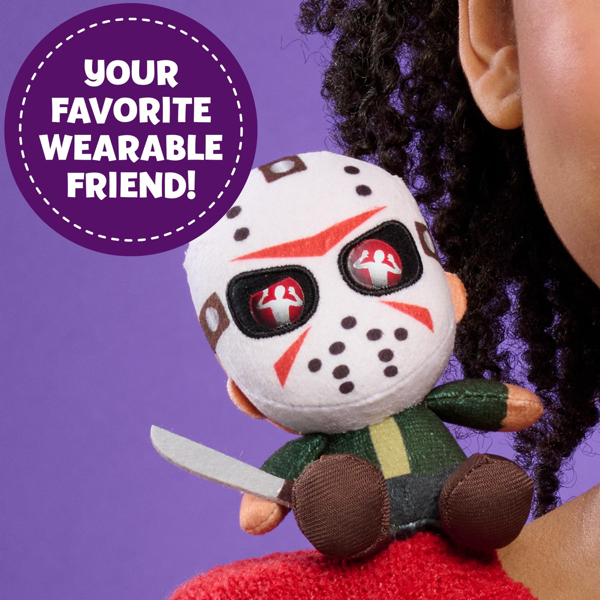 Perch’d Tiny Nightmares Jason Shoulder Plush Magnetic Shoulder Pal