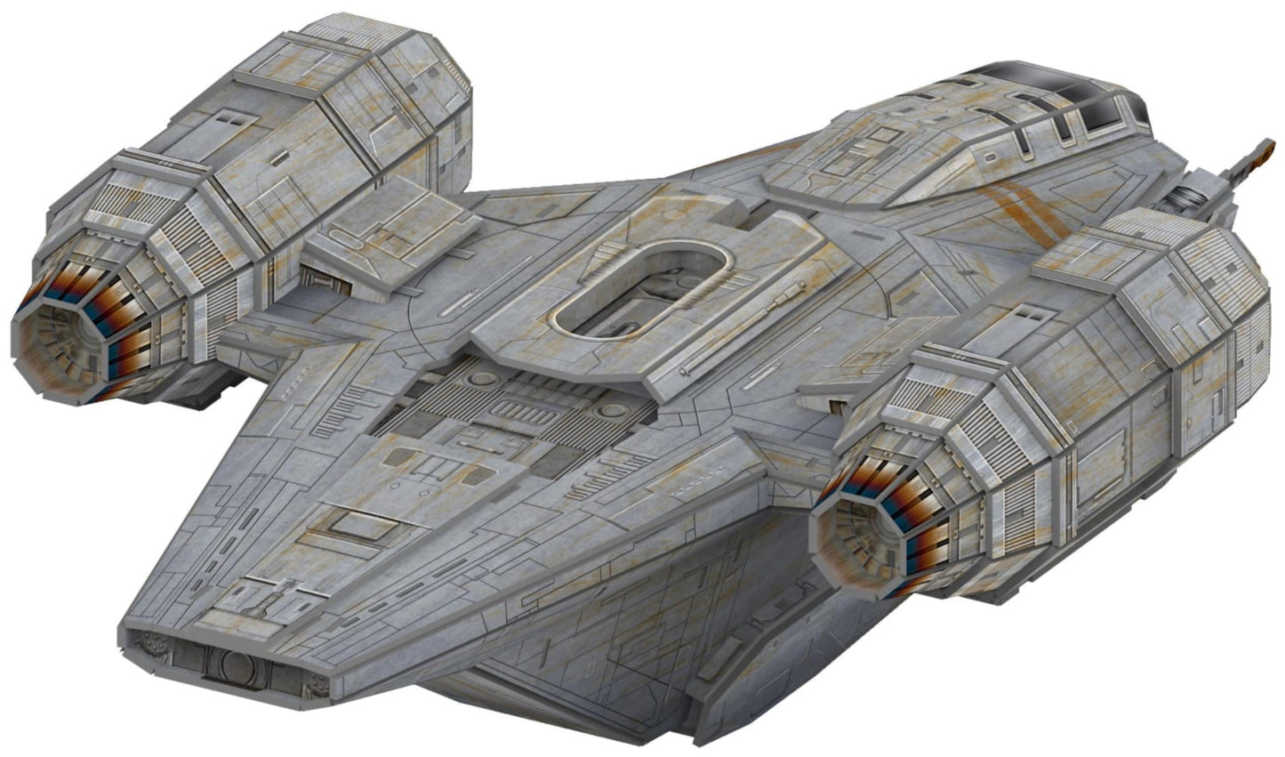 4D Cityscape Star Wars 3D Paper Model Kits (Mandalorian Razor Crest)