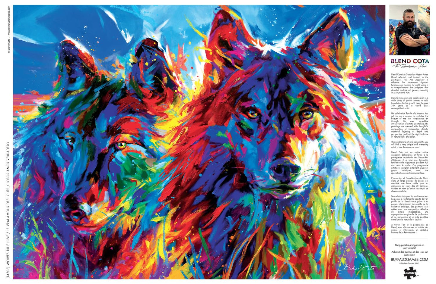 Buffalo Games - Wolves True Love - 1000 Piece Jigsaw Puzzle for Adults