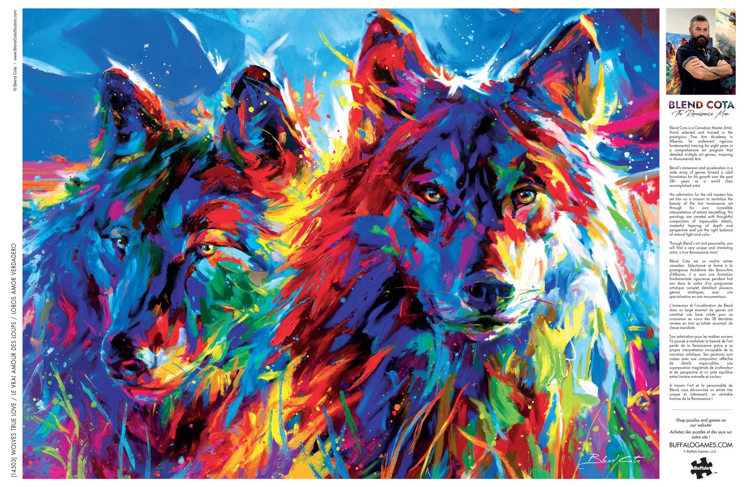 Buffalo Games - Wolves True Love - 1000 Piece Jigsaw Puzzle for Adults