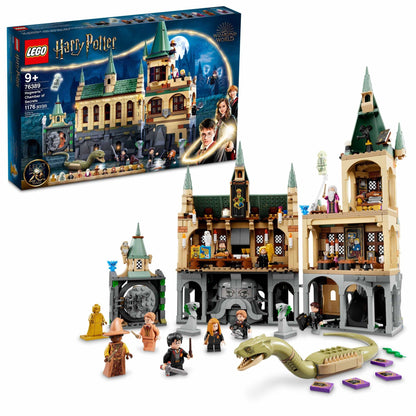 LEGO Harry Potter Hogwarts Chamber of Secrets 76389 Castle Toy with The Great Hall, 20th Anniversary Model Set with Collectible Golden Voldemort