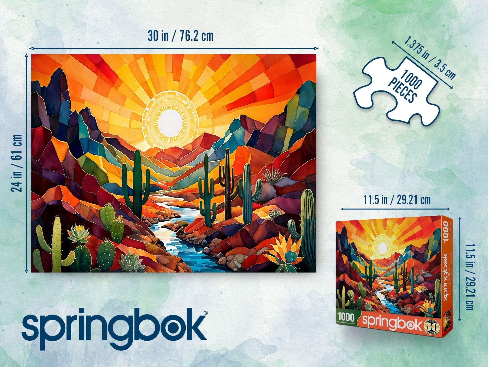 Springbok Southwest Sunrise 1000 Piece Jigsaw Puzzle for Adults