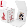 Venssu Chinese Takeout MTG Commander Deck Box, Fits TCG Cards (White&Red)