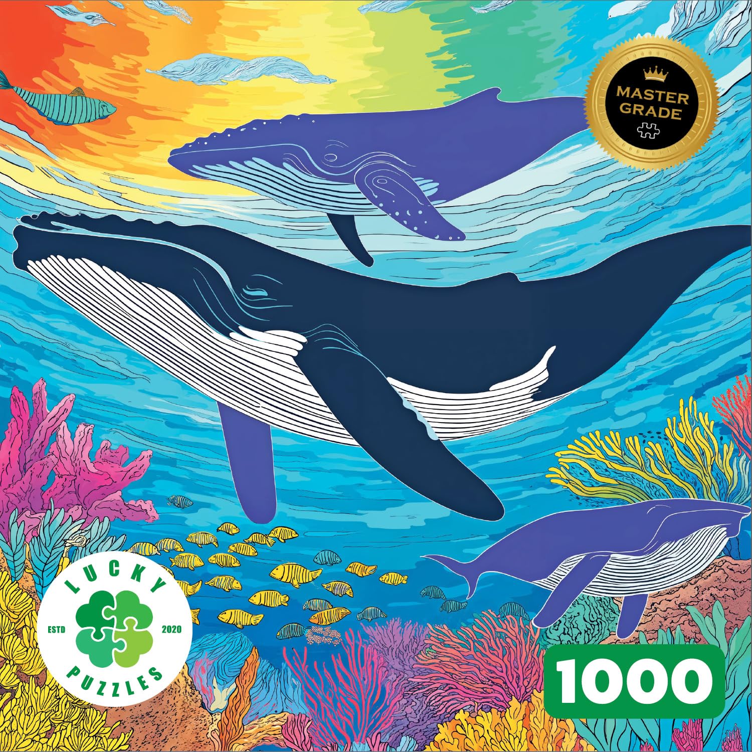 Lucky Puzzles | Jigsaw Puzzles for Adults | Kaleidoscope of the Sea