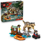 LEGO Jurassic World T. rex River Escape - Dinosaur Toy for Kids, Boys, and Girls, Ages 5-7 - Jurassic World Toy Boat Minifigures - Creative Dinosaur