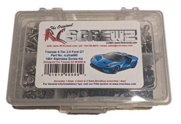 TRA080 - Compatible with Traxxas 4-Tec 2.0 Ford GT (83056-4) Stainless Steel Screw Kit