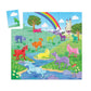 Peaceable Kingdom Unicorn Puzzle and Match Up Game