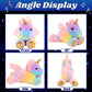 Cuteoy Glowing LED Unicorn Light-up Nightlight Toys Musical Plush Stuffed Animal Singing Lullabies Birthday Christmas Plushies Gifts for Kids Boys