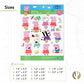 Desert Cactus Peppa Pig Sticker - 19 Peppa Stickers Premium Vinyl Decal for Laptop Water Bottle Car Scrapbook Sheet Decorations Birthday Favor Party