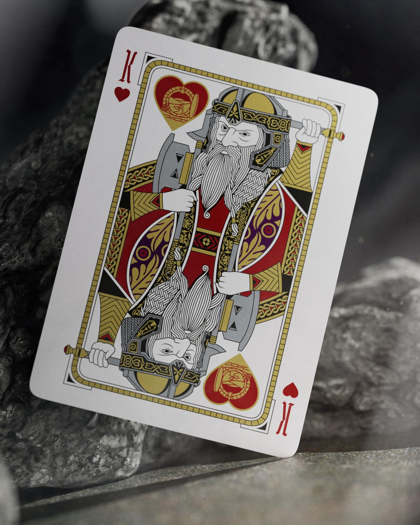 theory11 Lord of the Rings Playing Cards - Green and Gold Middle Earth Poker Deck with Custom Fantasy Artwork, Magic, Cardistry, Game Night Gift