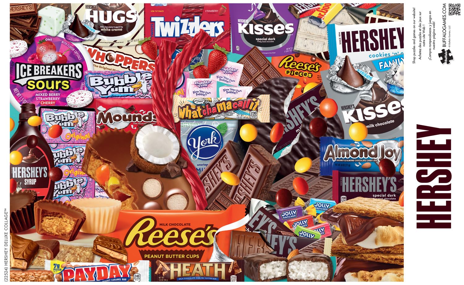 Buffalo Games - Hershey Deluxe Collage - 300 Large Piece Puzzle for Adults