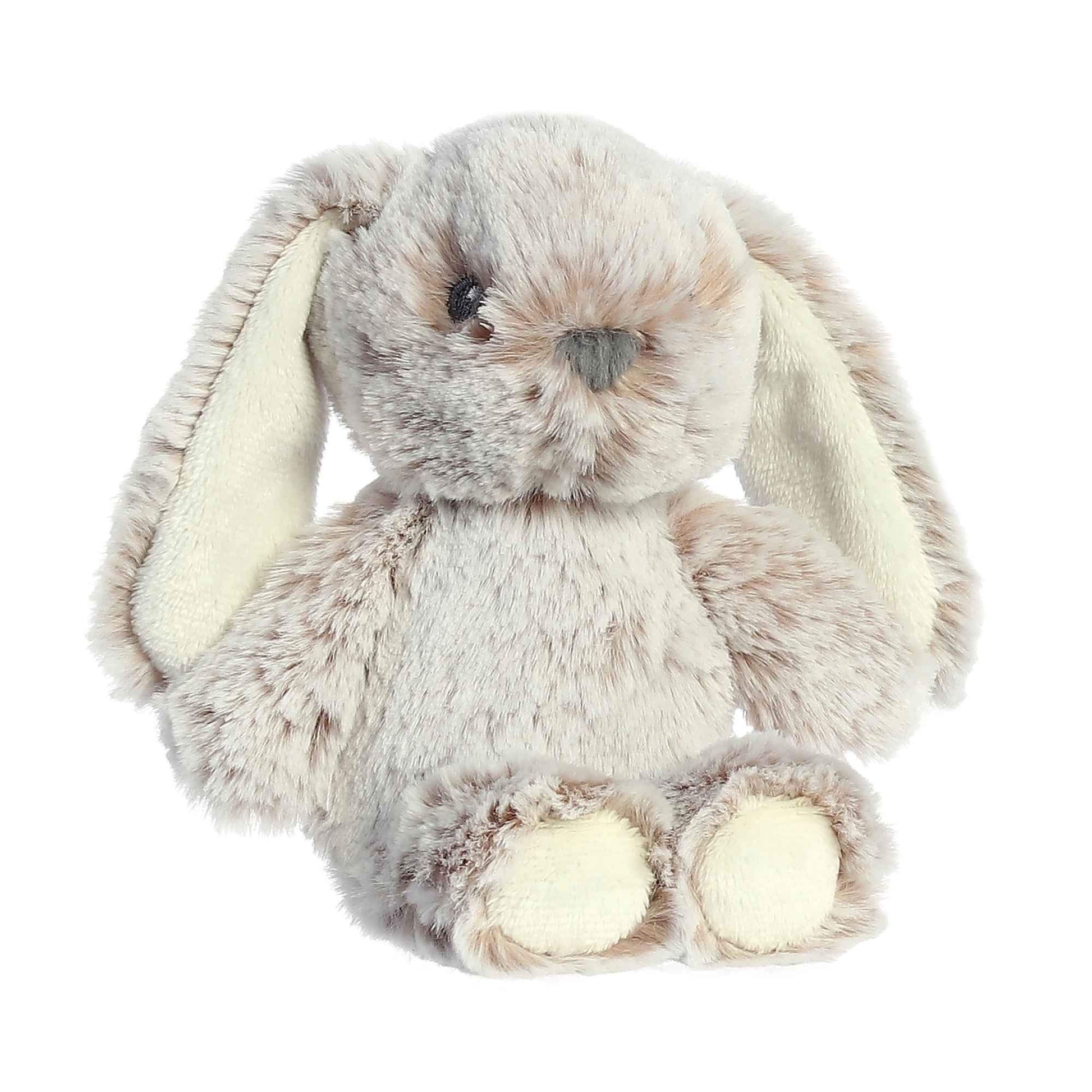 Aurora® Playful Cuddlers Rattle™ Bree Baby Stuffed Animal - Sensory Delight - Interactive Fun - Brown 6.5 Inches