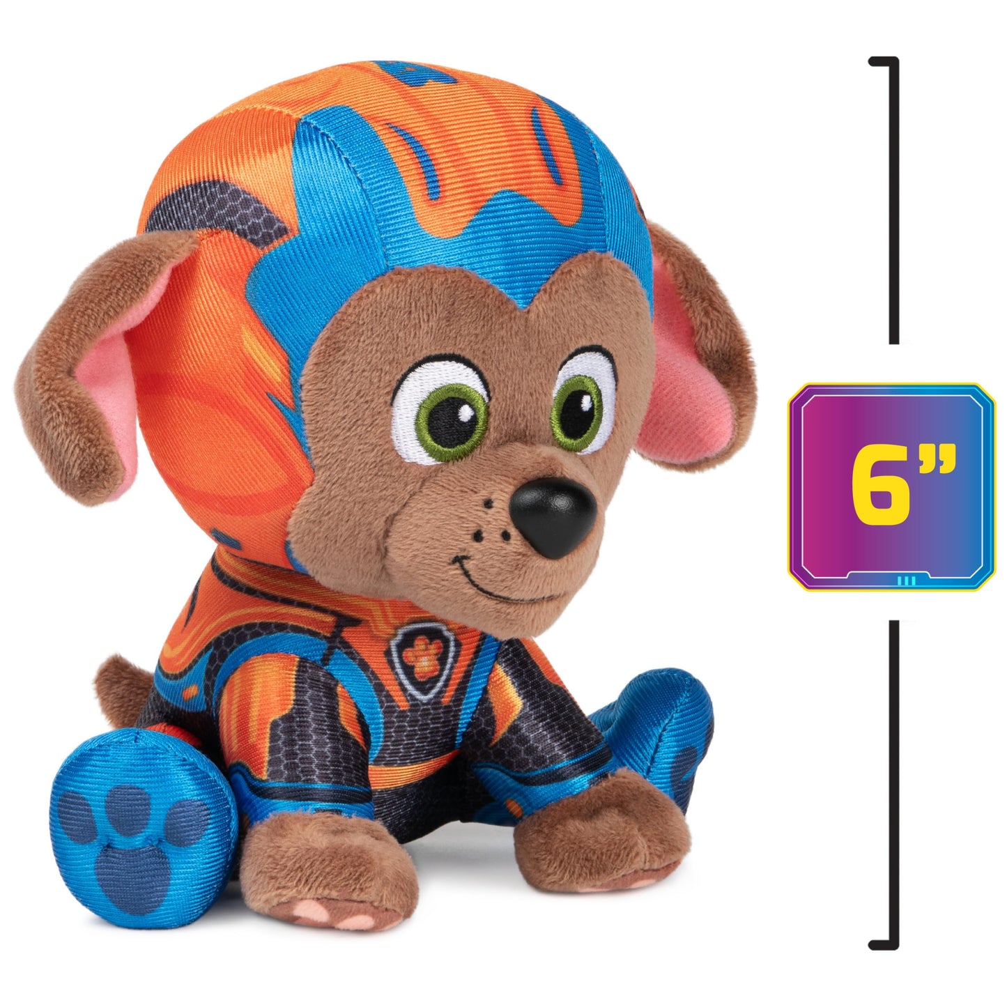 GUND PAW Patrol: The Mighty Movie Zuma Stuffed Animal, Officially Licensed Plush Toy for Ages 1 and Up, 6”
