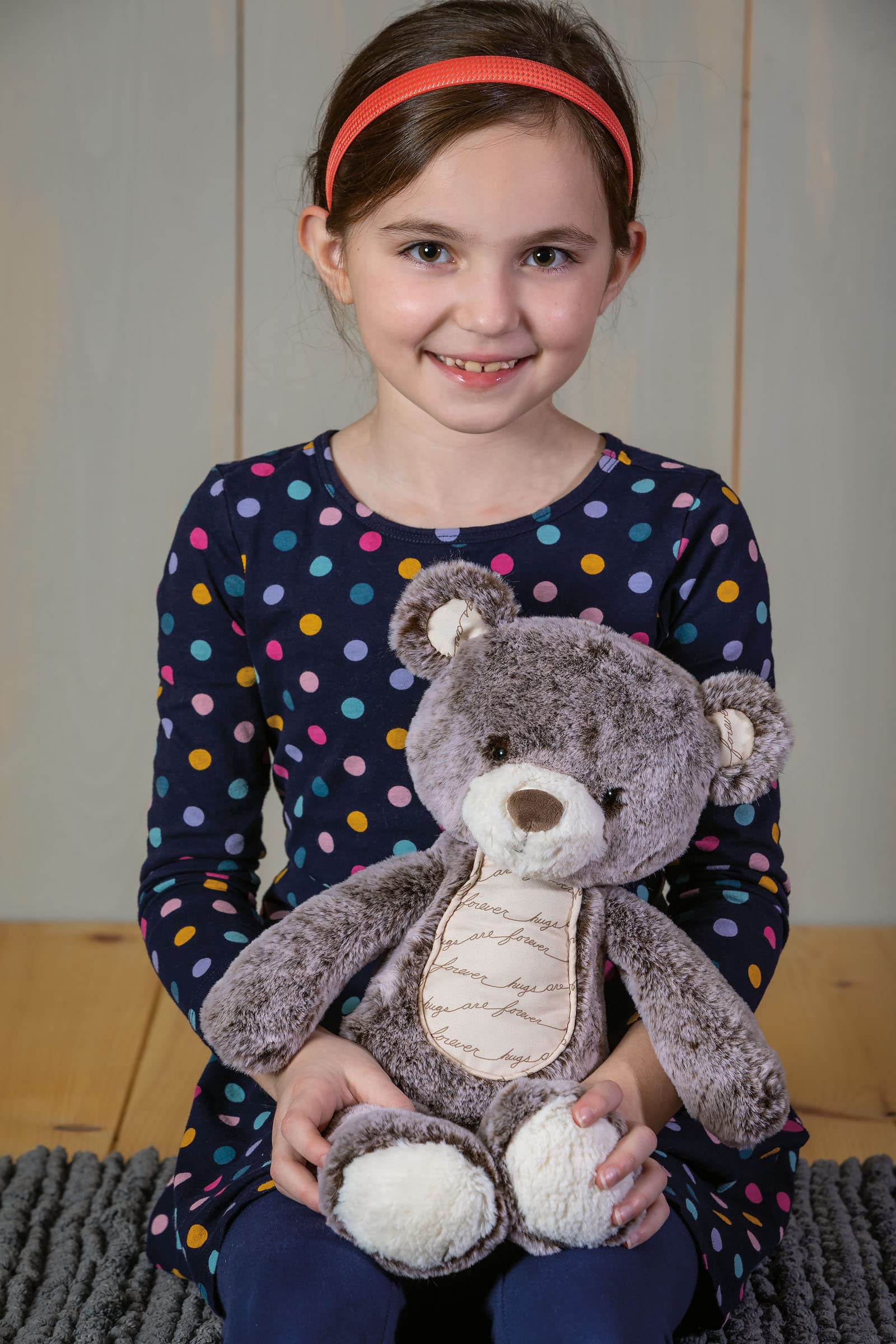 Mary Meyer Soft Sayings Stuffed Animal Soft Toy, 16-Inches, Teddy Bear