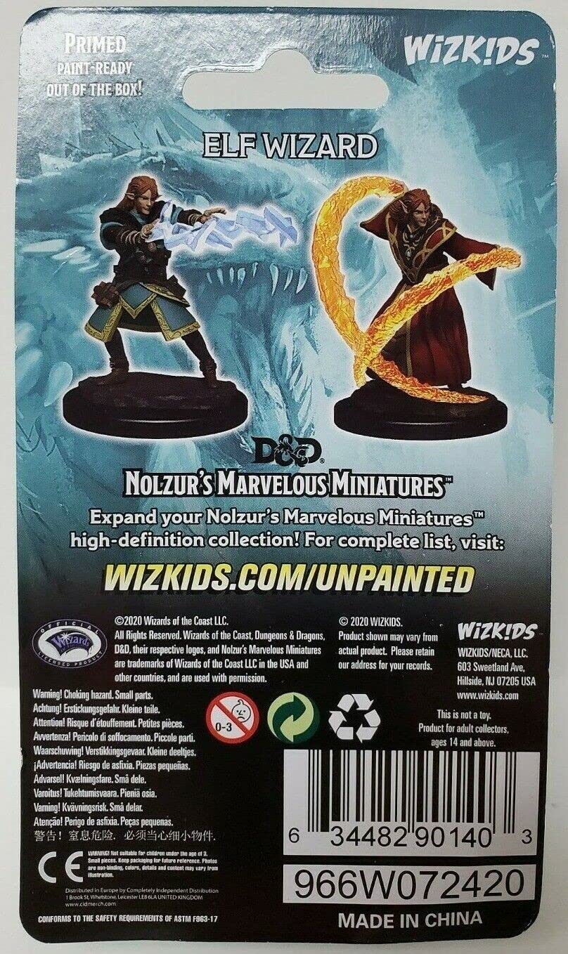 D&D Nolzur's Marvelous Miniatures: Elf Wizard Male