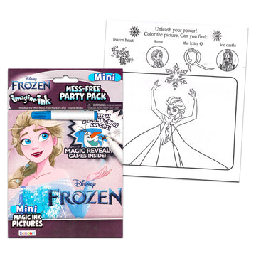 Imagine Ink Magic Mess-Free Coloring Books for Girls Kids Super Set Bundle ~ 3 Pack No Mess Disney Frozen, Moana, and Trolls Activity Books