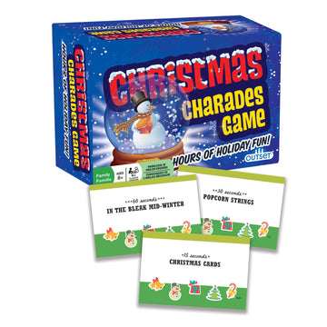 Christmas Charades Game - Outset Media, Holiday Family Game, Features 300 Charades, Develops Critical Thinking, Builds Imagination & Supports