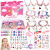 SUZUTOY Bracelet Making Kit for Girls, Unicorns Gifts for Girls, Arts and Crafts for Kids Ages 4 5 6 7 8 9 10 11, Gifts Toys for 4-12 Year Old Girl