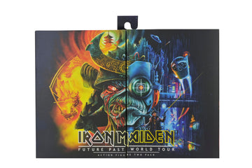 NECA Iron Maiden Future Past World Tour Ultimate Senjutsu Eddie and Somewhere in Time 7" Scale Action Figure