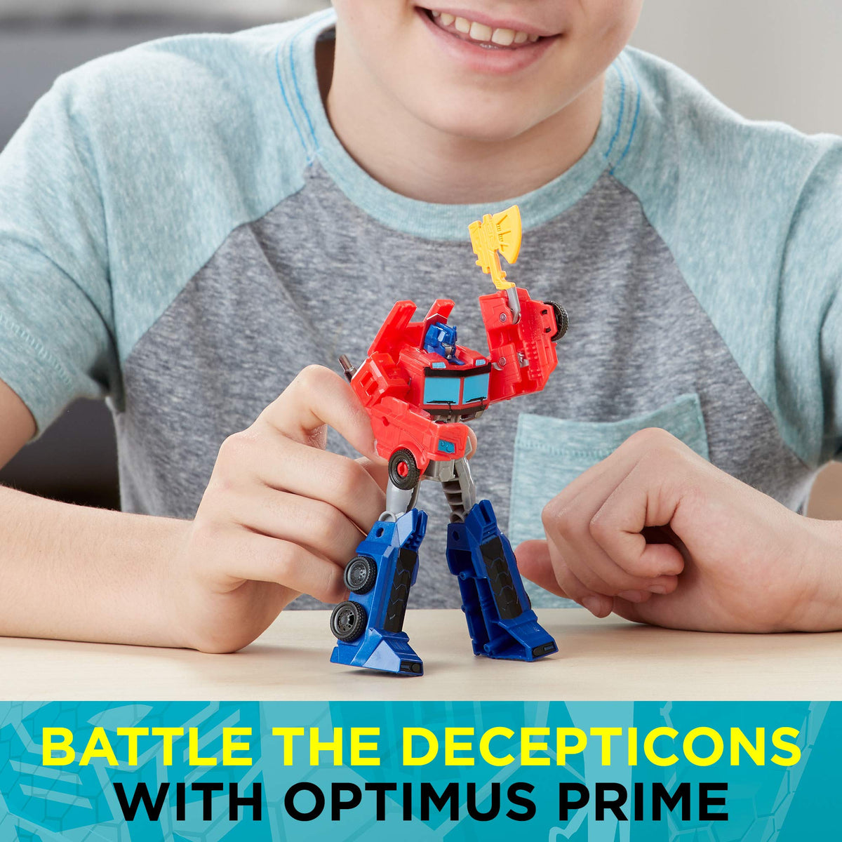 Transformers Cyberverse Warrior Class Optimus Prime