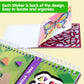 JOYIN 4-Pack Crafts for Kids Sticker Paint Book Gift Party Favor - Paint by Stickers Numbers for Kids Traveling - Safari Unicorn Dog Sea Animals