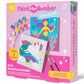 Little Yellow Bicycle: Unicorn & Mermaid Paint-By-Number Canvas Kit - All-in-1 Art Set, Magical Paintings, 8 Non-Toxic Paint Pots, 2 Brushes, Kids 5+