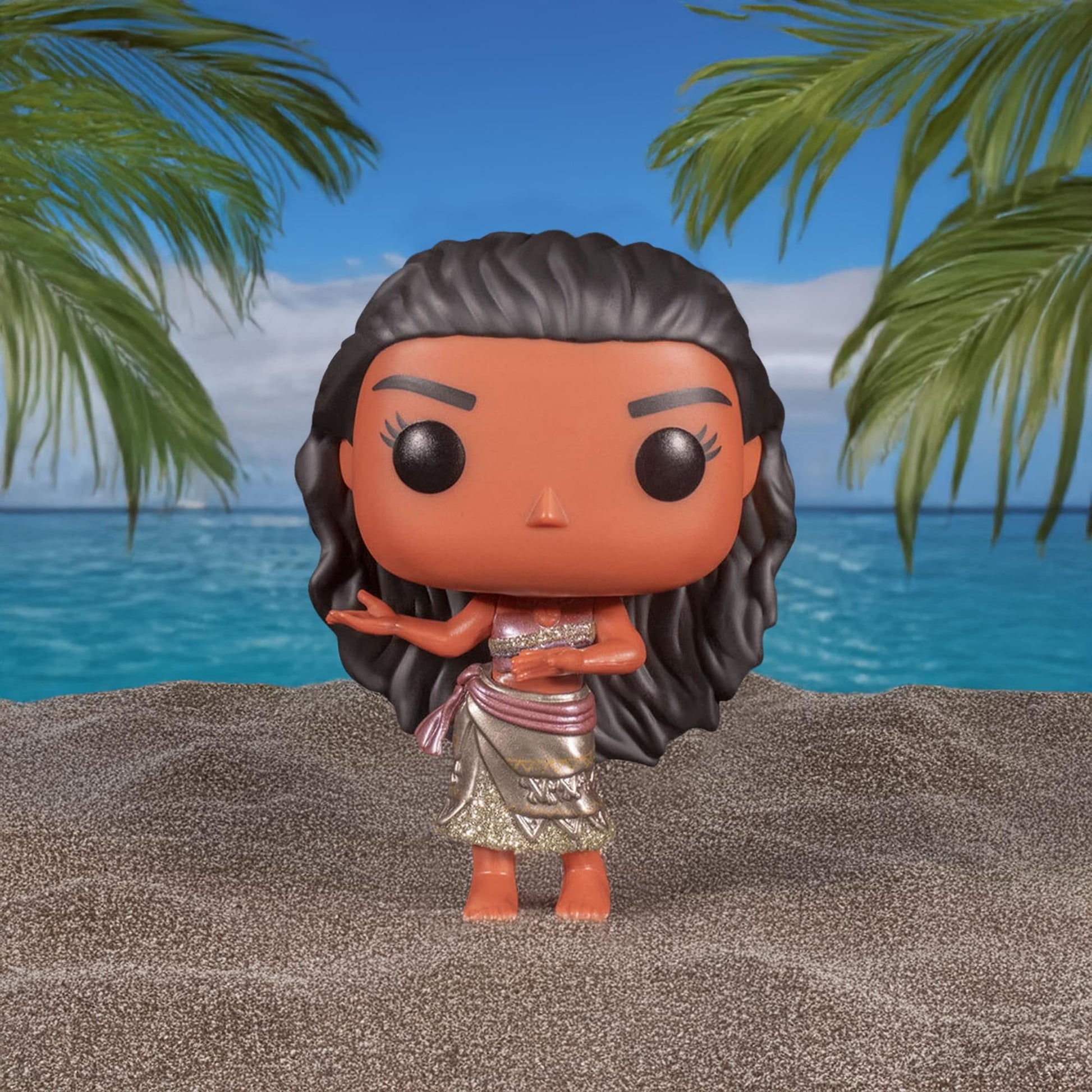 Funko Disney Princess POP Vinyl Figure | Moana (Gold) with Pin