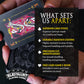 Infinitum Black Unique Illustration Cards, Premium Deck for Kids and Adults, Cool Cards with Card Game e-Book, Midnight Black