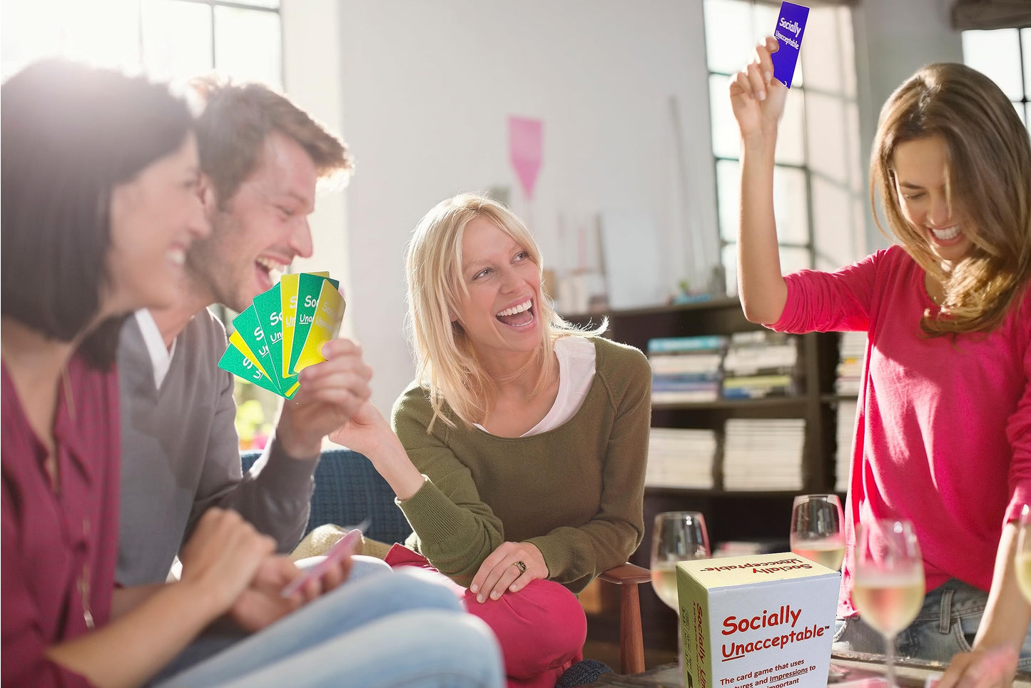 8th Kid Games - Socially Unacceptable - Interactive and Different !!!! Party Game, Game Nights, or Anytime! Perfect for Adults, Couples, College,
