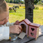 Tender Leaf Toys - Chicken Coop - 9 Pcs Miniature Henhouse Farm Animal Toys, Dollhouse Accessories Pretend Play Set for Kids Imaginative Play - Age 3+
