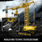 Mould King MOC Crawler Crane Advanced Building Kit for Adults, MOC Mobile Crane Heavy-Duty Truck Sets to Build, APP Control Large Engineering