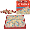 Tile Lock Scrabble Board Game, Board Holds Tiles in Place, Game for 2-4 Players, Minimum Age 8 and Up, Number of Players: 2-4, by Winning Moves Games