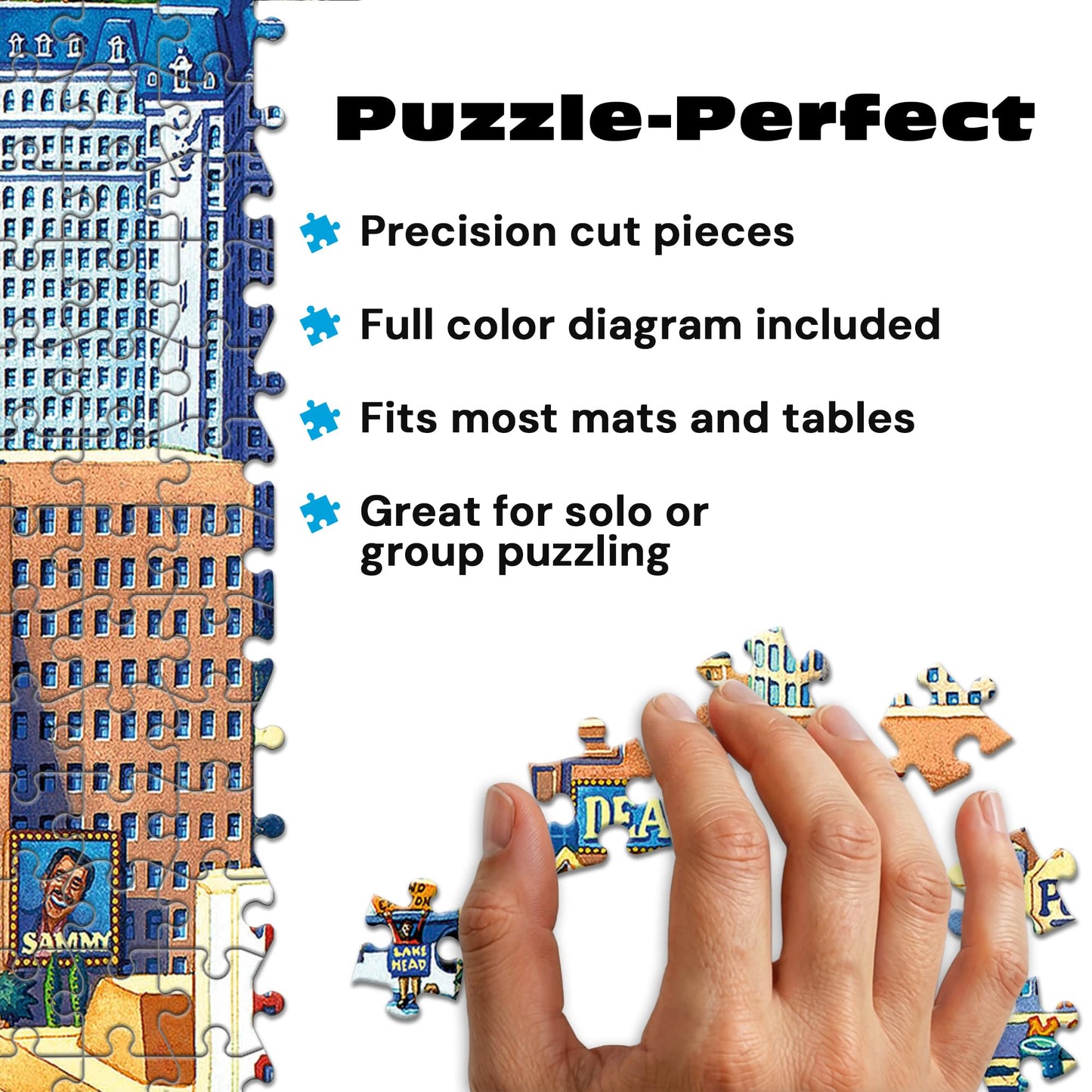 Buffalo Games - Eric Dowdle Las Vegas - 1000 Piece Jigsaw Puzzle for Adults