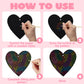 JOYIN 24 Packs Valentines Day Cards with Scratch Heart Paper, Magic Color Heart Rainbow Scratch Cards for Kids Crafts and Art Classroom Exchange