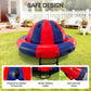 OZIS 6.5x3.6 FT Inflatable Dome Rocker Bouncer with Electric Pump, 380 LBS Weight Capacity, Bounce, Climb & Tilt Toy with 6 Handles, Outdoor Kids