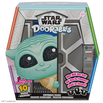 Star Wars™ Doorables Puffables Plush - Star Wars: THE Mandalorian™, 10-inch Collectible Plush Featuring Glitter Eyes, Styles May Vary, Kids Toys for