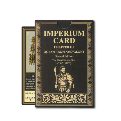 Sumeru & Seed Imperium Cards - Historical Strategy Card System - The Third Servile War Core Set - Spartacus Revolt - Sandbox Tabletop Experience