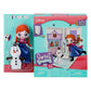 Disney Sweet Seams 6" Soft Rag Doll Deluxe Pack - 2pc Toy Dolls |Anna and Olaf's Castle Ice Rink Playset