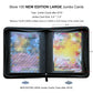 Rieton Jumbo Card Binder L - Holds 100 Jumbo Cards Size L, Side-Loading Album for Oversized Cards (5.4? × 7.4?)